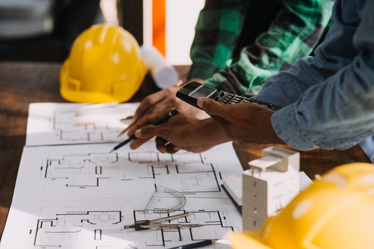construction-structure-concept-engineer-working-drawing-blueprint-meeting-project-working-with-partner-model-building-engineering-tools-working-site-construction-concept_265022-41422