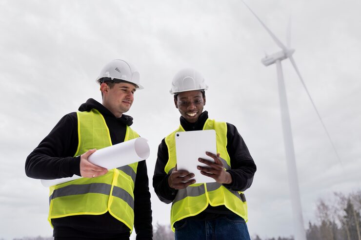 medium-shot-smiley-engineers-holding-plan_23-2149353975